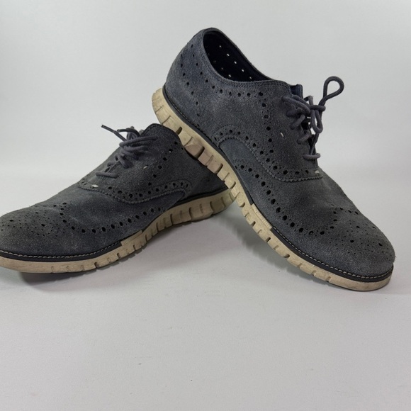 Cole Haan Dark Gray/Blue Oxfords main image 5